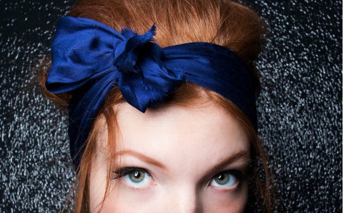23 Runway-Inspired Ways to Tie a Scarf in Your Hair