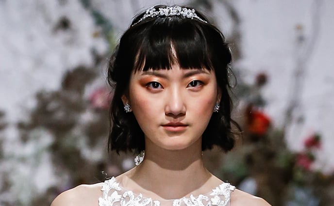 The Best Wedding Hair and Makeup Ideas Straight From Bridal Fashion Week Spring 2020