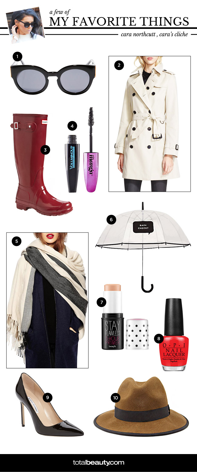 5 rainy day fashion, beauty essentials