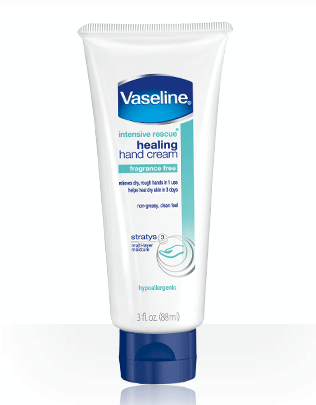 Vaseline Intensive Rescue Healing Hand Fragrance Free Hand Cream