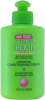 Garnier Fructis Leave-In Conditioning Cream for Color Treated or Permed Hair