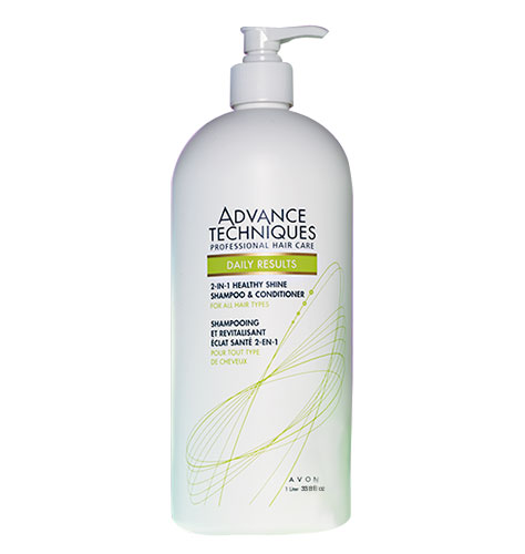 Avon Advance Techniques Daily Results 2-in-1 Healthy Shine Bonus Size Shampoo & Conditioner