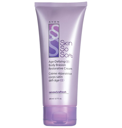 Avon SKIN SO SOFT Fusions Renew & Refresh Age-Defying+ Body Brasion Restorative Cream