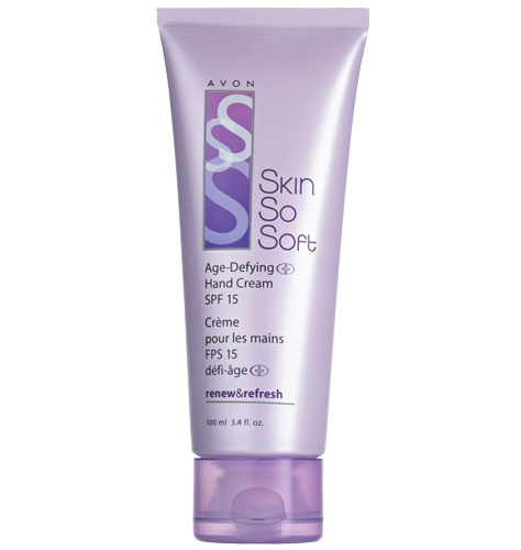 Avon SKIN SO SOFT Renew & Refresh Age-Defying+ Hand Cream SPF 15