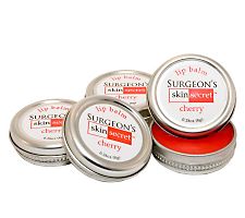 Surgeon's Skin Secret Set of 4 Lip Tins - Cherry