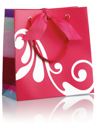 The Body Shop Pink & White Gift Bag