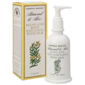 Caswell-Massey Almond & Aloe Hand & Body Emulsion with Silk