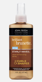 John Frieda Brilliant Brunette Starlit Waves enhancing spray