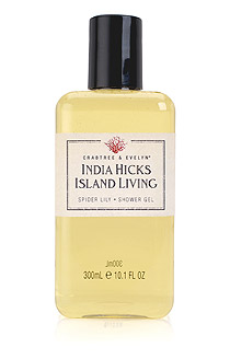 Crabtree & Evelyn India Hicks Island Living Spider Lily Shower Gel