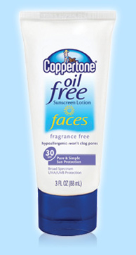 Coppertone Oil Free Faces Lotion SPF30