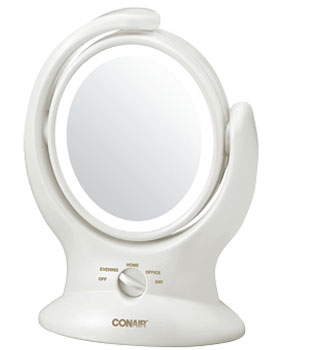 Conair Oval Lighted Makeup Mirror 