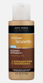 John Frieda Brilliant Brunette Runway Straight Smoothing Milk