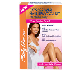 Sally Hansen Express Wax Hair Removal Kit For Face & Body