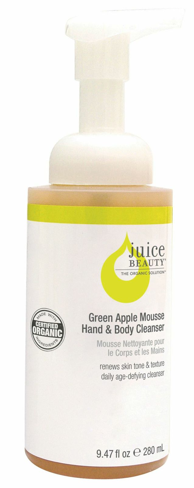 Juice Beauty Green Apple Mousse Hand & Body Cleanser