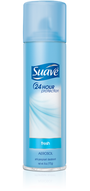 Suave 24-Hour Protection Aerosol Antiperspirant/Deodorant