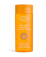 Clarins Sunscreen Cooling Gel Rapid Tanning SPF 8