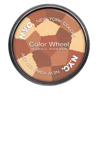 N.Y.C. New York Color Color Wheel Mosaic Pressed Powder