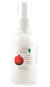 100% Pure Organic Pomegranate Anti-Oxidant Hydration SPF 15