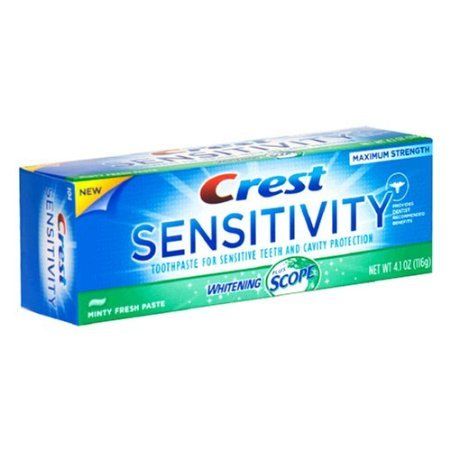 Crest Sensitivity Whitening Plus Scope Toothpaste -- Minty Fresh