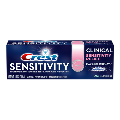 Crest Sensitivity Clinical Sensitivity Relief Extra Whitening Toothpaste