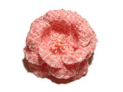 Dominique Duval Tweed Flower on Barrette