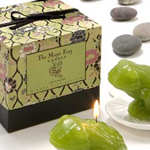 Gianna Rose Atelier Magic Frog Candle on Lily Pad Dish
