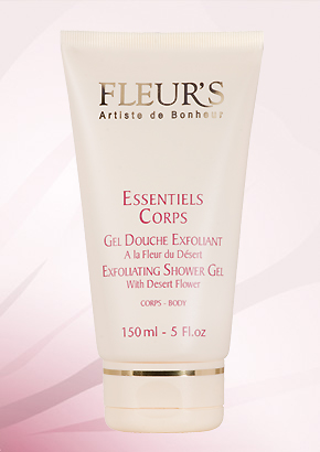 Fleur's Essentiels Corps Exfoliating Shower Gel with Desert Flower