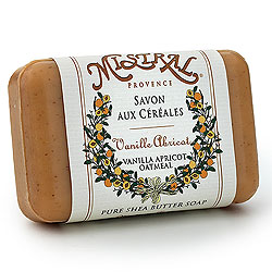 Mistral Vanilla Apricot Oatmeal French Shea Butter Soap