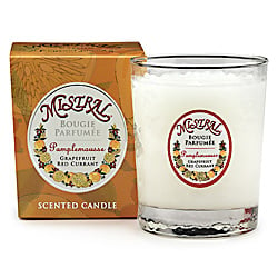 Mistral Grapefruit Faceted Glass Candle