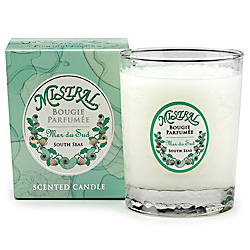 Mistral South Seas Faceted Glass Candle
