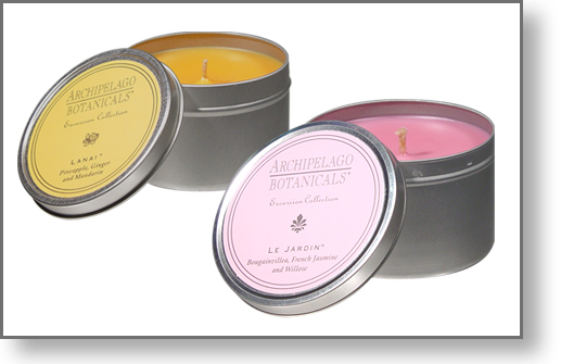 Archipelago Botanicals Excursion Travel Tin Candles