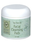 Desert Essence Natural Facial Cleansing Pads with Tea Tree Oil
