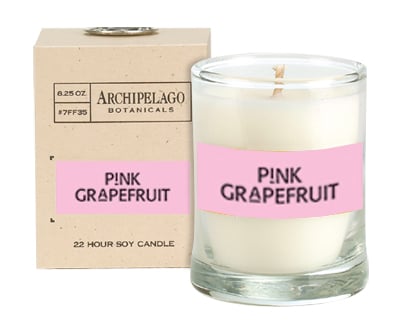 Archipelago Botanicals Pink Grapefruit Votive Candle