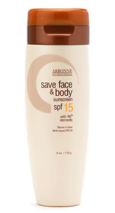Arbonne Save Face and Body Sunscreen