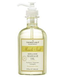 Aromafloria Muscle Soak Bath & Body Massage Oil
