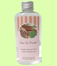 Dead Sea Wonders Vanilla Patchouli Treat Bath & Shower Gel
