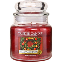 Yankee Candle Company Red Apple Wreath Housewarmer Jar Candle