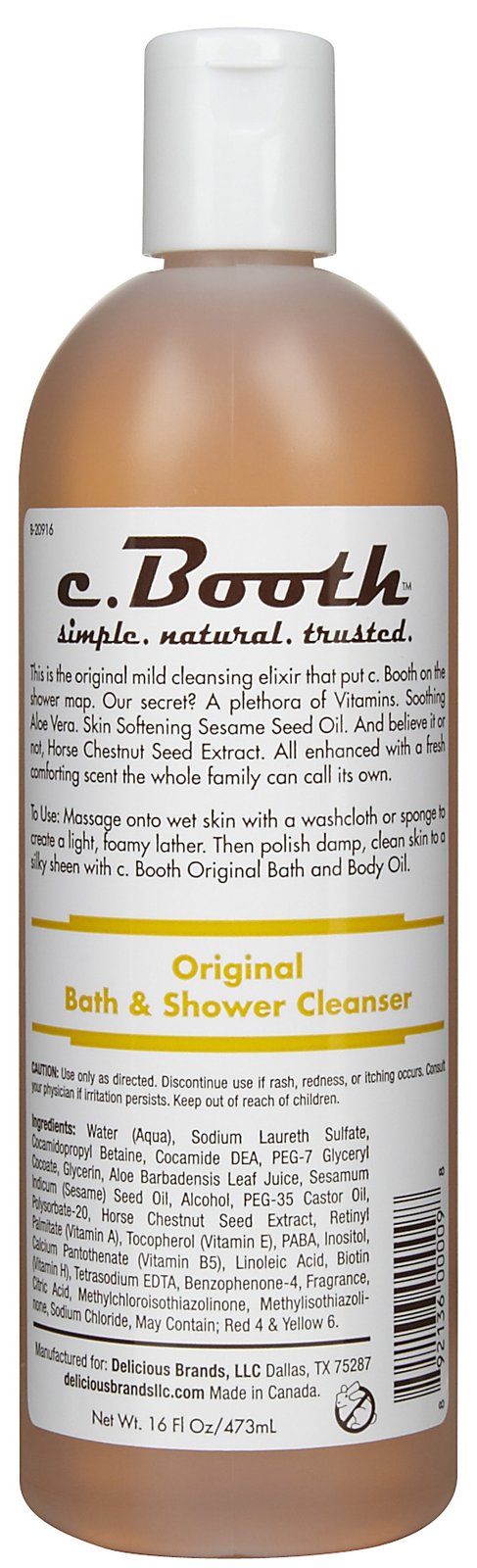 c. Booth Original Bath & Shower Cleanser