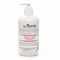 c. Booth Peppermint Vanilla Creamy Shea Butter Hand Soap
