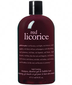 Philosophy Red Licorice High Foaming Shampoo, Shower Gel & Bubble Bath