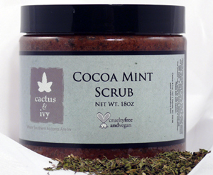 Cactus & Ivy Cocoa Mint Scrub