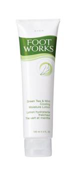 Avon Foot Works Green Tea & Mint Cooling Moisture Lotion