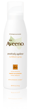 Aveeno Positively Ageless Sunblock Spray with SPF 50
