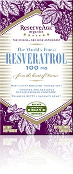 ReserveAge Organics Resveratrol 100
