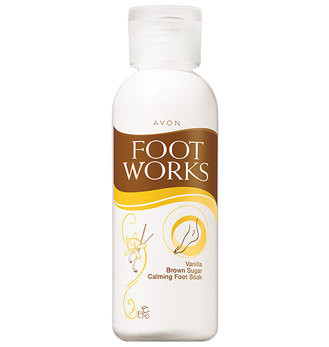 Avon Foot Works Vanilla & Brown Sugar Calming Foot Soak