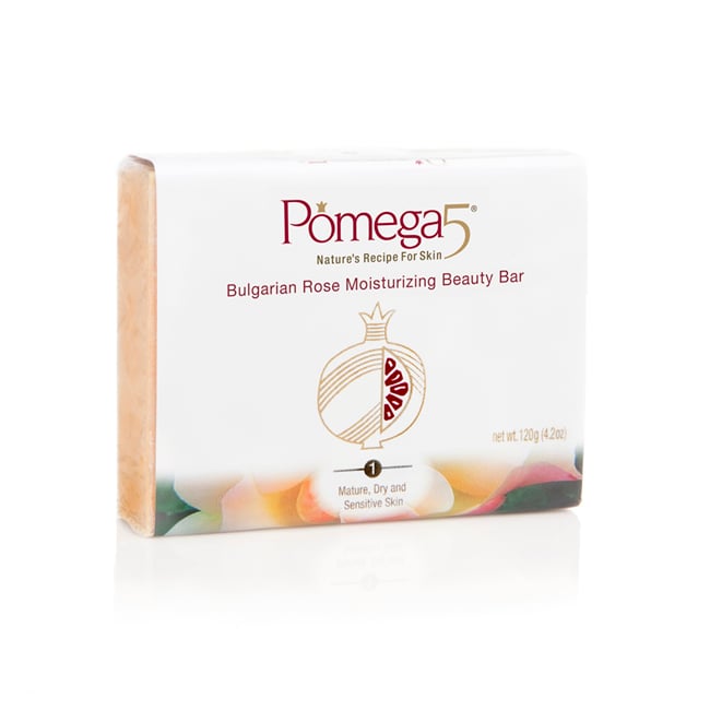 Pomega5 Bulgarian Rose Moisturizing Beauty Bar