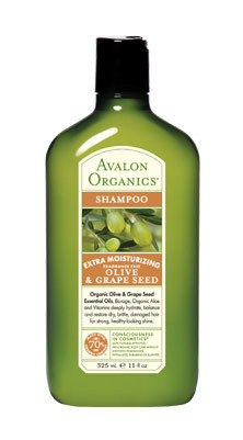 Avalon Organics Olive and Grape Seed Moisturizing Shampoo