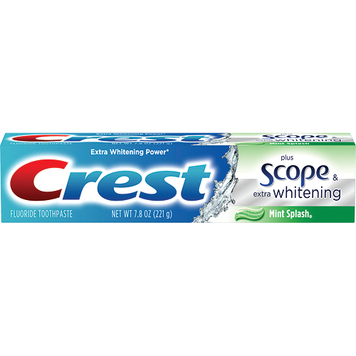 Crest Plus Scope & Extra Whitening Toothpaste - Mint Splash