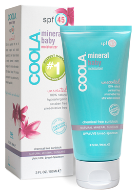 Coola Mineral Baby SPF 45 Unscented Sunblock