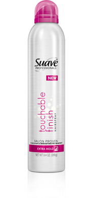 Suave Professionals Touchable Finish Extra Hold Aerosol Hairspray
